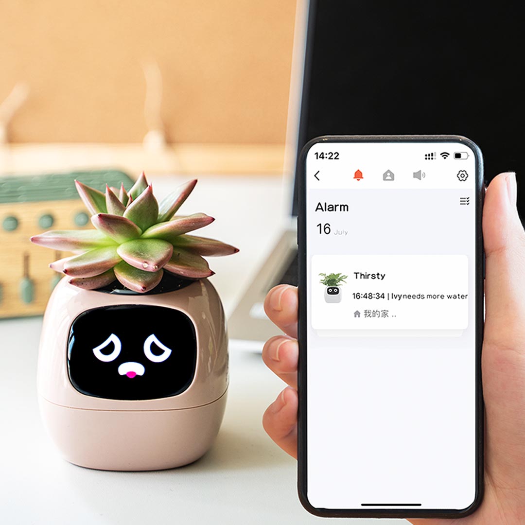 Smart planter robot app-plants robot