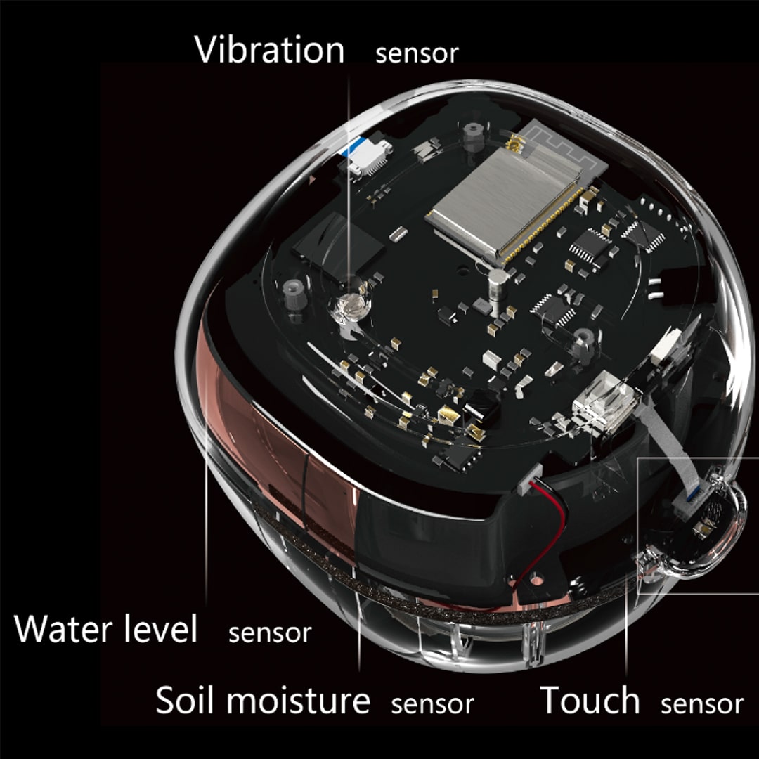 Smart planter robot sens-plants robot